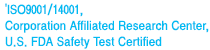 'ISO9001/14001, 기업부설연구소, 미국FDA인증'